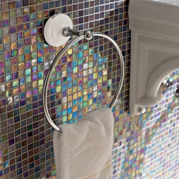 Sbordoni Calla Держатель для полотенца круглый, подвесной, цвет: хром