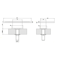Gessi Rettangolo Каскадный излив для ванны, для монтажа с удаленным управлением (не входит в комплект), цвет: хром