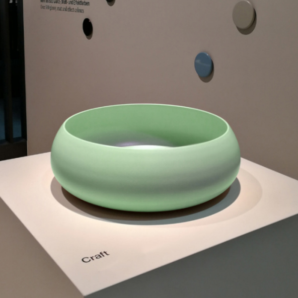 Bette Craft Раковина-чаша 45х45х12 cм, без отв., на столешницу, круглая, без перелива, цвет: вечно-зеленый 115