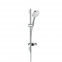 Hansgrohe Raindance Select S Душевой набор: штанга 65см., ручной душ 120, 3jet (Rain, RainAir, WhirlAir), мыльница, шланг, цвет: белый/хром