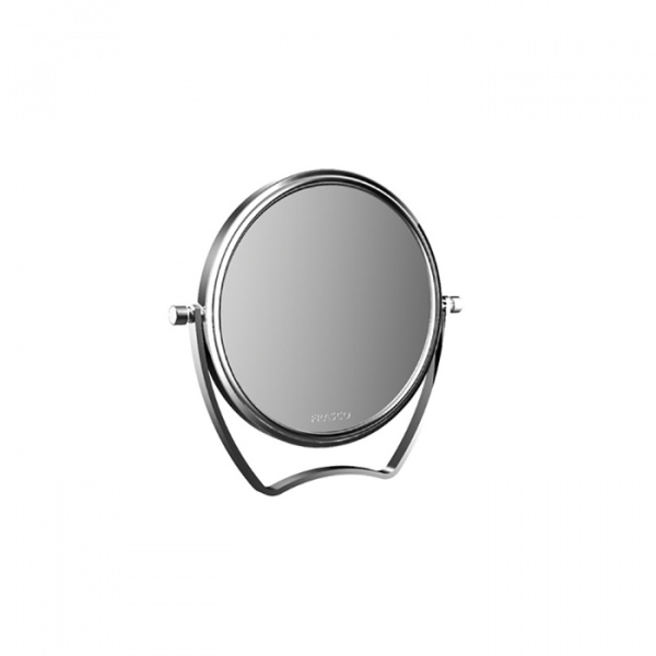 EMCO Pure Зеркало косметическое, Ø139мм, переносное, 5x кратное увеличение, настольное, цвет: хром