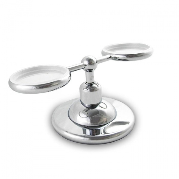 Nicolazzi Cristallo Di Rocca Держатель для мыльницы и стакана, настольный, цвет: хром (без керамики)