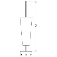 Axor Starck Ершик металлический, напольный, цвет: хром