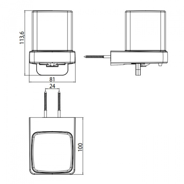 EMCO Trend  Дозатор для жидкого мыла, стекло матовое, подвесной, цвет: хром