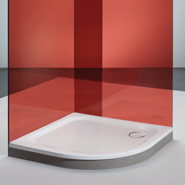 Bette Душевой поддон полукруглый 100х100хh6,5см, R=500, D=9см, анти-слип, самоочищающееся покрытие, цвет: белый