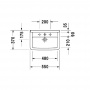 Duravit  Starck III Раковина 55х37 см, 1 отв., цвет: белый