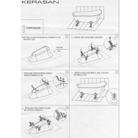 Kerasan Retro Ванна new отдельностоящая, 170х77/66см, глубина ванны 44,5см