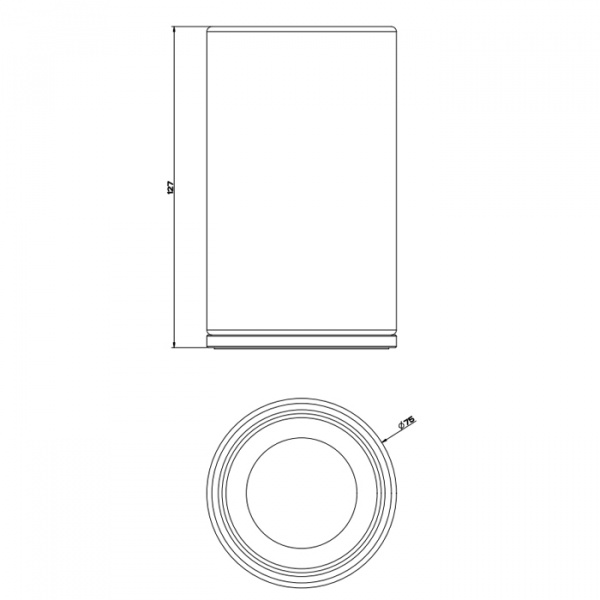 Gessi Inciso Стакан настольный, цвет: белый/nero XL