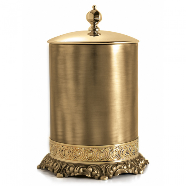 3SC Bally Ведро с крышкой, ручка Zar, цвет: золото 24к. Lucido