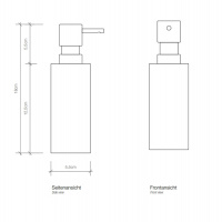 Decor Walther Mikado SSP Дозатор для мыла, настольный, цвет: золото матовое