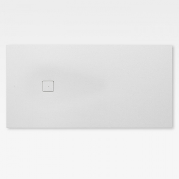 Armani Roca Baia Душевой поддон 200х100х3.2см с боковым сливом, с anti-slip, мат-л: Stonex, цвет: off-white