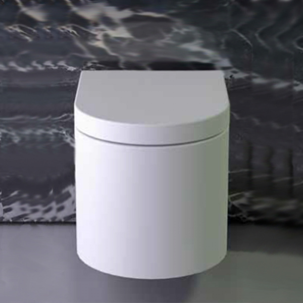 KNIEF Prime Унитаз подвесной 52x39x33см, с крышкой микролифт, цвет: белый матовый (упаковка: 2 коробки)