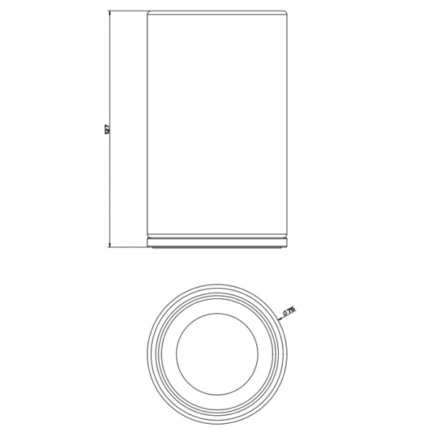Gessi Inciso Стакан настольный, цвет: черный/nero XL
