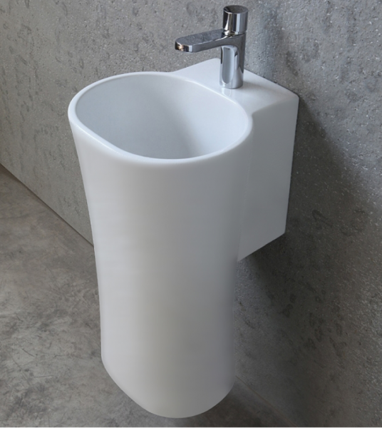 Azzurra Nativo Раковина 35х37х62 см, 1 отв., подвесная, цвет: белый