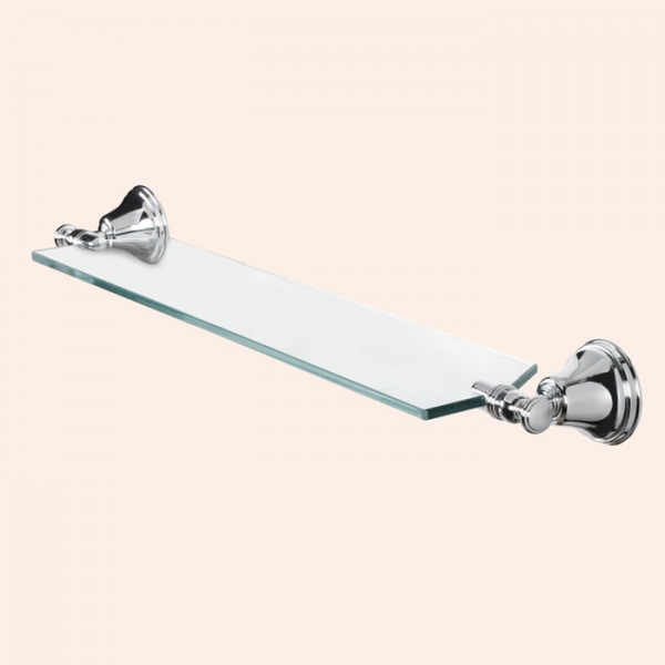 TW Harmony 018, стеклянная полочка 71см, подвесной, цвет: хром