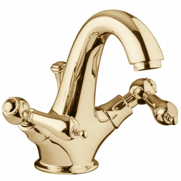 Смеситель для раковины Bongio Capri, цвет: золото