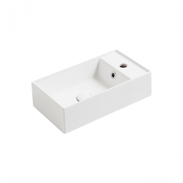 Simas Agile Раковина 50х27 см, 1 отв., цвет: белый матовый