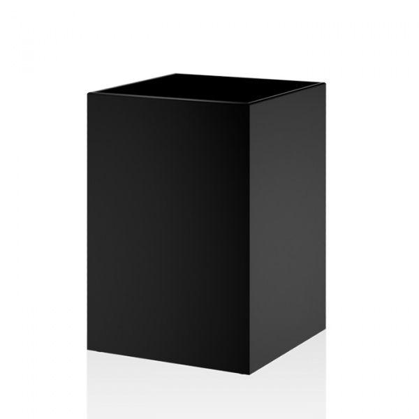 Decor Walther DW 112 Корзина для бумаги 20x20x30см, напольная, цвет: черный