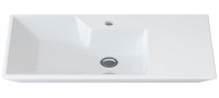 a-Speciale Раковина настольная 420*650 мм с 1 отверстием под смеситель и без донного клапана