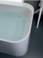 Kerasan Tribeca Ванна отдельностоящая, акриловая  170х80х58см в комплекте со сливом Click-clack, цвет: белый