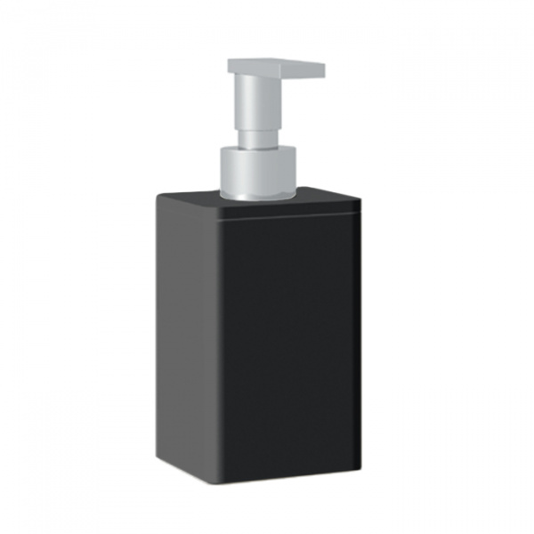 Bertocci Fly Дозатор из композита, настольный, цвет: серый/черный матовый