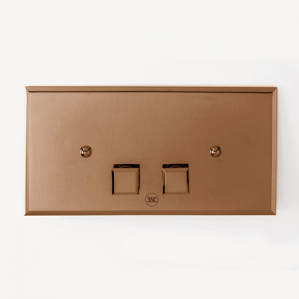 3SC SQUARE pLAQUE Клавиша смыва для бачков Geberit UP320/720, 33*2,5*h17, материал: латунь, цвет: бронза