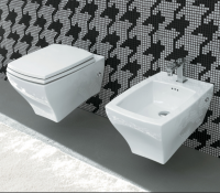 Artceram JAZZ Биде подвесное 54x36см c креплением, с 1 отв под смеситель .цвет: белый