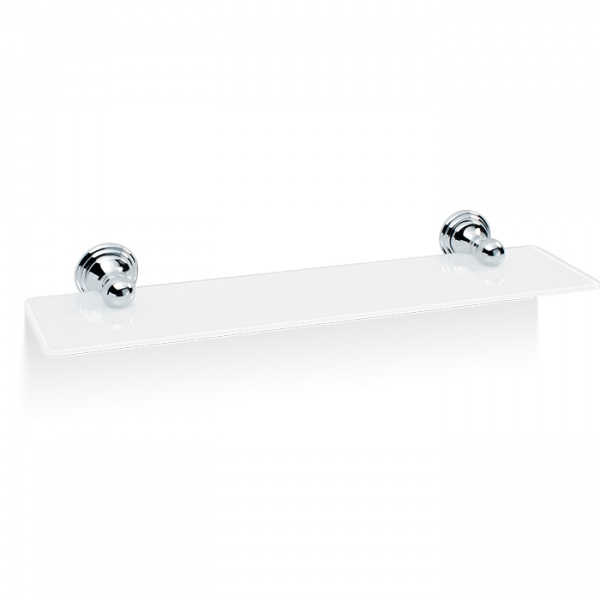 Decor Walther Classic GLA80 Полка стеклянная 80x13.5см, подвесная, цвет: хром