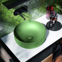 Kerasan Thelma Металлическая структура для раковины 108х74см, напольная, с полкой, ящиком, с 1 отв., полотенцедержателем, цвет: черный матовый