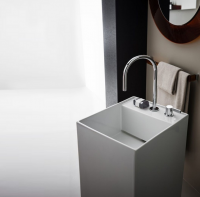 Laufen Kartell Раковина 37.5х43.5х90 см, 3 отв., без перелива, цвет: белый