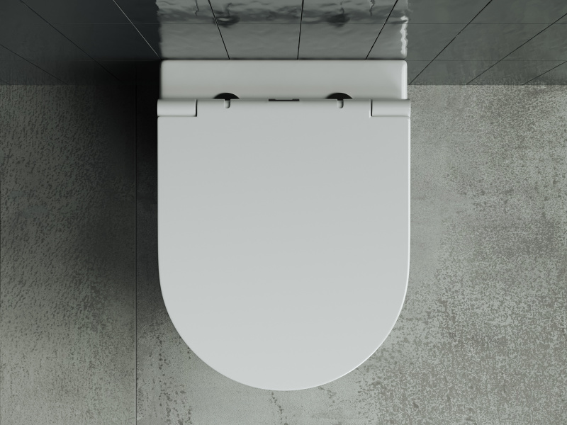 Подвесной унитаз Rimless Ceramica Nova белый CN3011