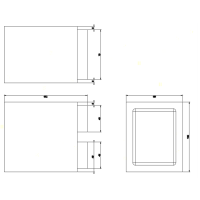 Gessi Rettangolo Стакан настольный, цвет: хром/черный