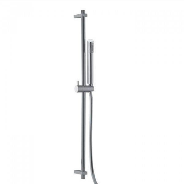 Carlo Frattini Wellness Душевой гарнитур в ком-те: стойка, шланг 1500 мм, держатель для душа, ручной душ, полированный никель /F2150SN/