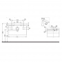 Duravit Happy D.2 Plus Тумба подвесная c-shaped с умывальником 77.5х49х46.8см, с 1 отв под смесит, 2 ящика, выпуск и сифон в комплекте, цвет: белый глянцевый