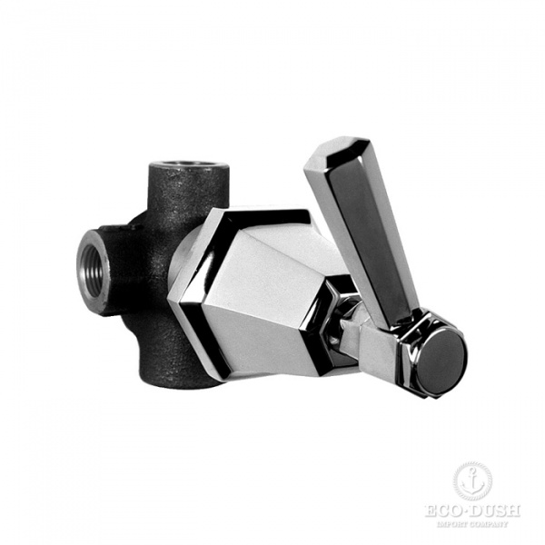 Stella Eccelsa Встраиваемый переключатель для ванны/душа 0/150, цвет: хром