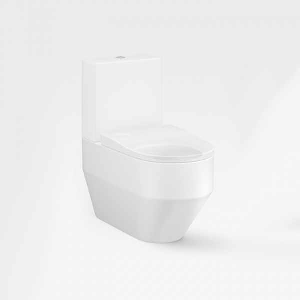 Armani Roca Baia Унитаз моноблок 56x38x41см безободковый, слив горизонтальный, цвет: off-white