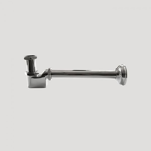 Devon&Devon Сифон для раковины/биде под донный клапан, 1 1/4", цвет: хром