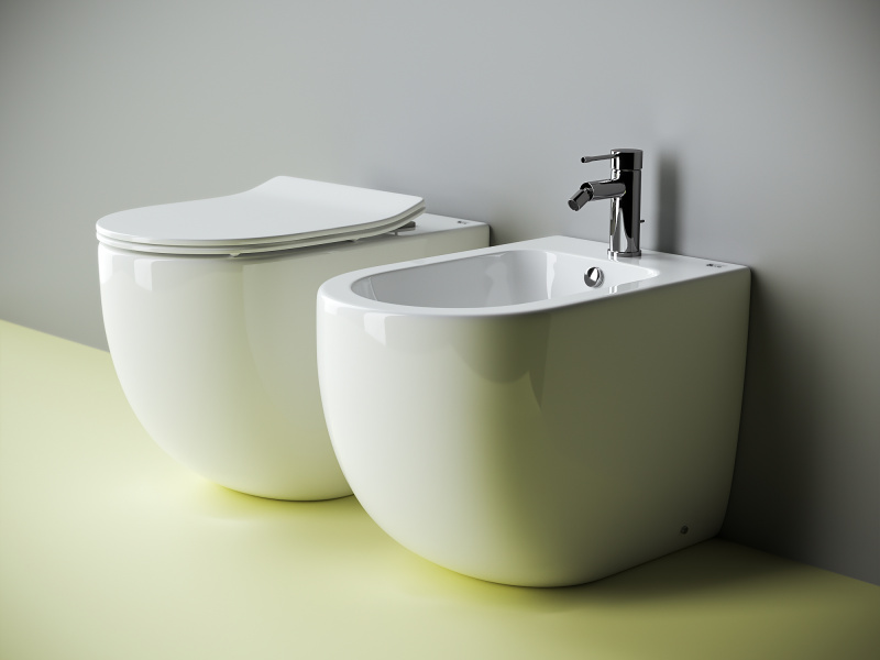 Напольное биде Metropol Ceramica Nova белый CN4005