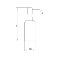 Bongio Hotelerie Дозатор настольный, цвет: Fragola