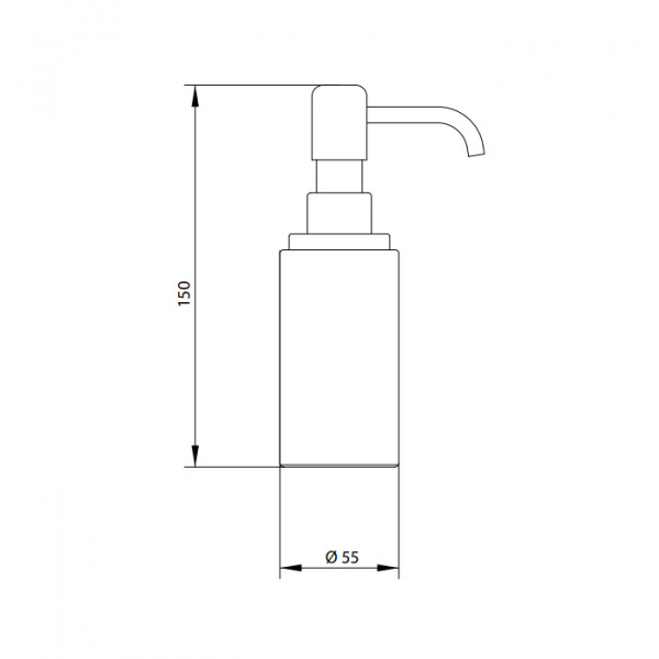 Bongio Hotelerie Дозатор настольный, цвет: Fragola