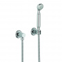 THG Flore Душевой комплект с ручным душем, шланг 1500 мм., держатель и подвод воды, цвет: хром