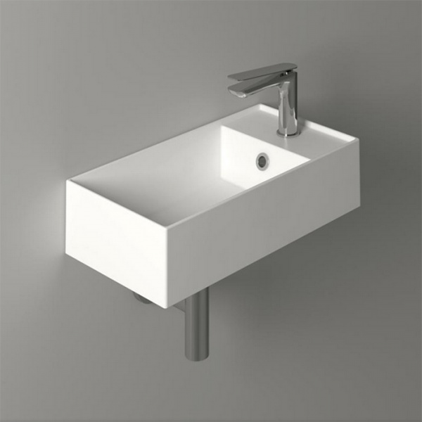 Simas Agile Раковина 50х27 см, 1 отв., цвет: белый