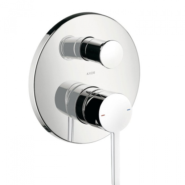 Axor Starck Однорычажный смеситель для ванны для скрытого монтажа, внешняя часть, цвет: хром