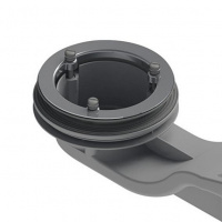 Bette Solid 30 Сифон с горизонтальным сливом, пропускная способность 0,6 л/с, диаметр 90 мм., отвод 50 мм., цвет: хром