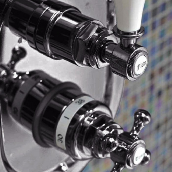 Sbordoni Parigi Термостатический смеситель на 2 отверстия, цвет: черный никель