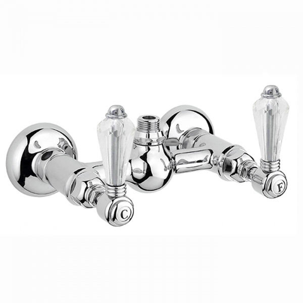 Nicolazzi Cristallo Liberty Смеситель для душа без гибкого шланга и лейки, цвет: хром