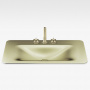 Armani Roca Baia Раковина 90x47 см, 3 отв., встраиваемая сверху, цвет: shagreen matt gold