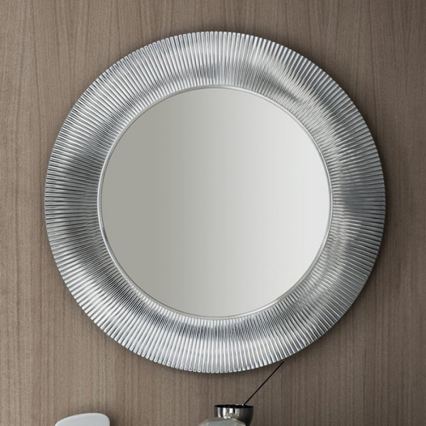Laufen Kartell Зеркало круглое d=78см, настенное, без подсветки, цвет: серебряный