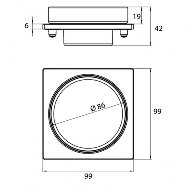 EMCO Liaison Мыльница подвесная на рейлинг, матовое стекло, цвет: хром