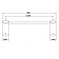 Gessi Ovale Полотенцедержатель 30см, подвесной, цвет: хром
